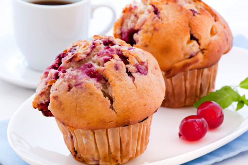 Muffin con le ciliegie