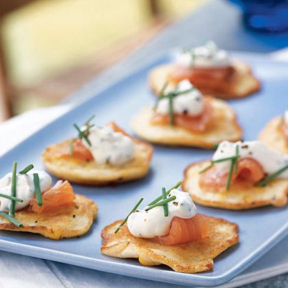 Blinis al salmone affumicato  