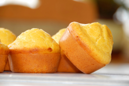 Muffin alla ricotta con caramello