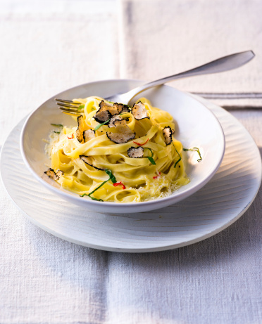 Pappardelle al tartufo e crema di mascarpone