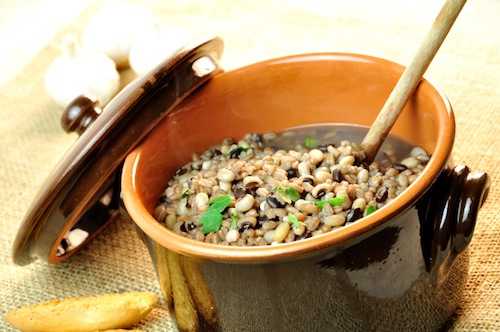 Zuppa di farro ai porcini 