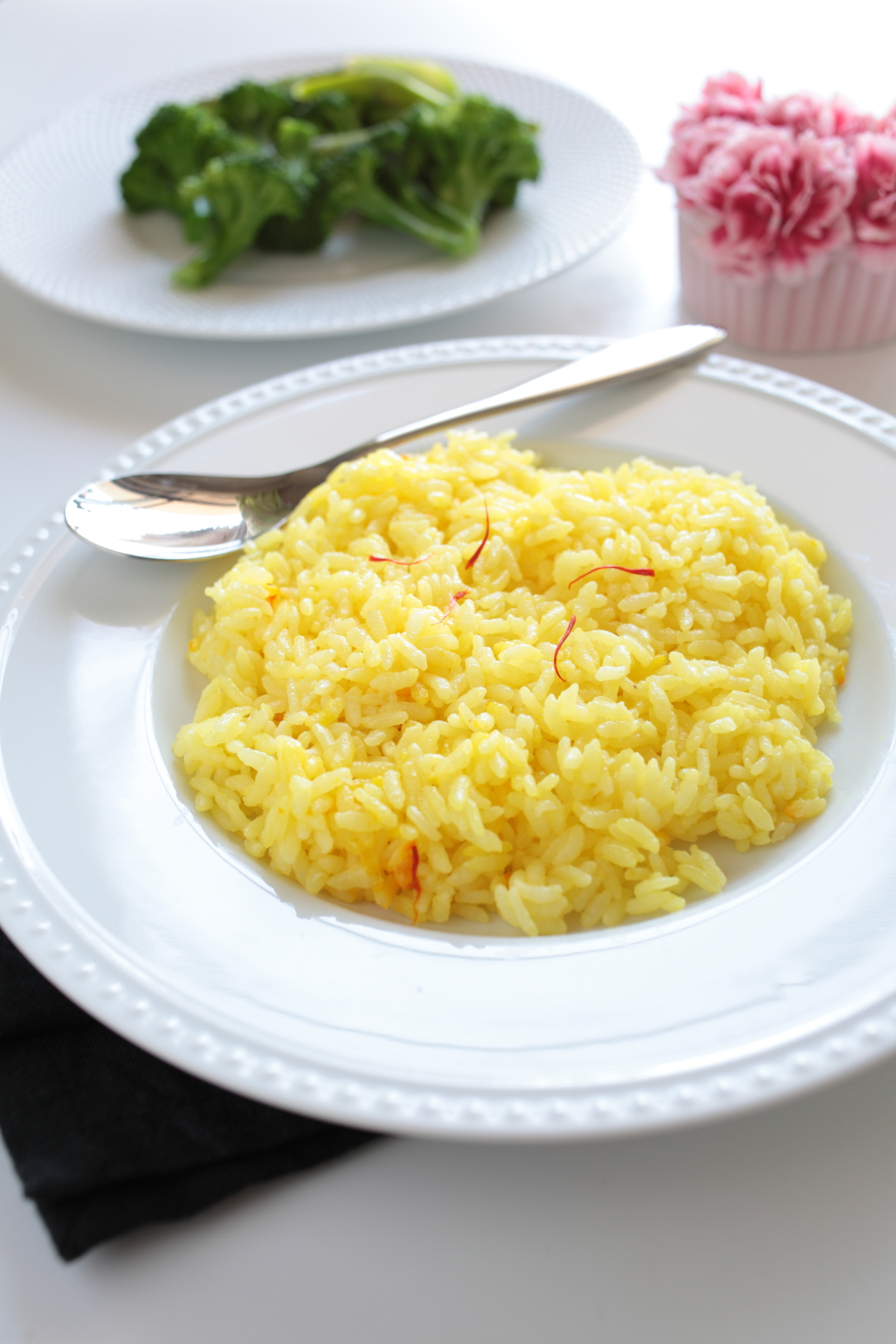 Risotto giallo ai finferli