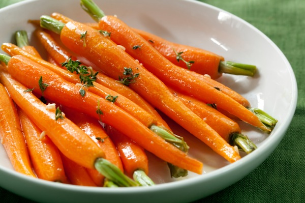 Risotto con crema di carote