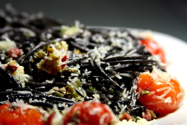 Spaghetti al nero di seppia 