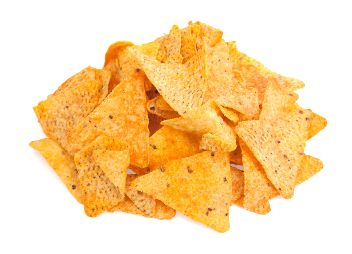 Chips colorate di ortaggi vari al forno