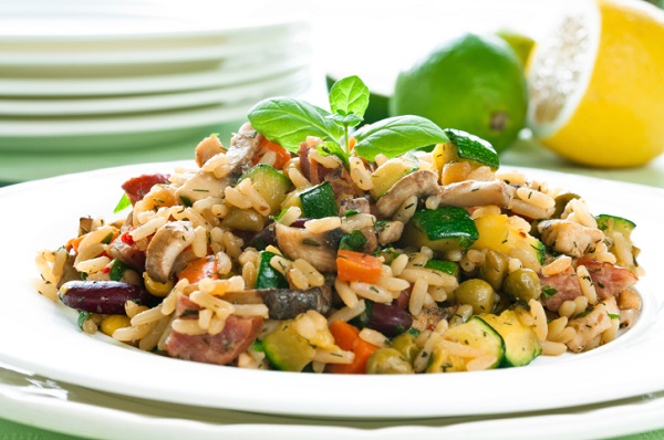 Risotto con verdure