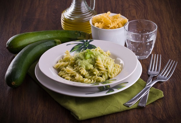 Fusilli al pesto di zucchine 