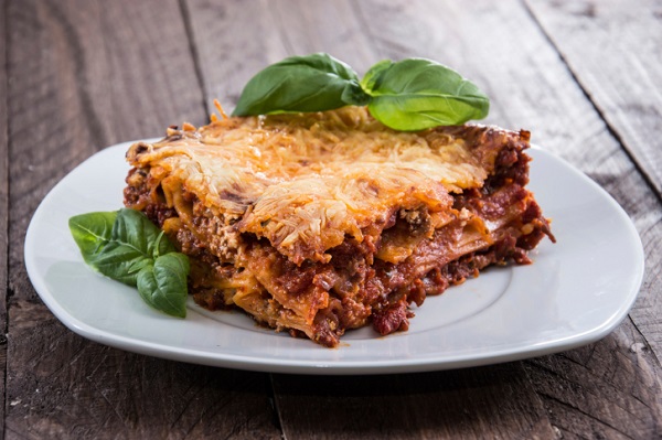 Ricette vegetariane, lasagne con seitan e funghi