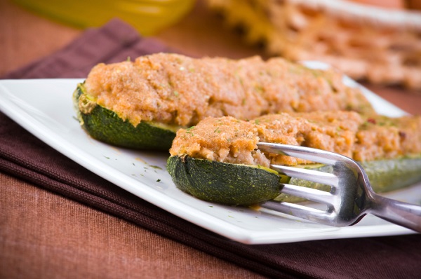 Zucchine ripiene di carne