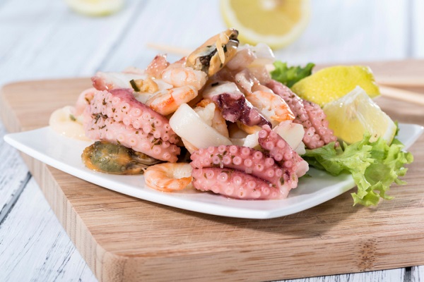 Ricetta dell'insalata di mare