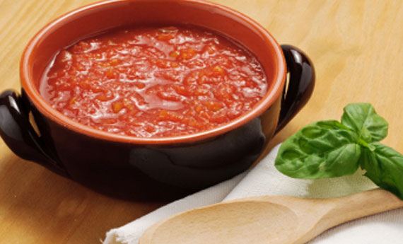 La salsa di pomodoro fatta in casa