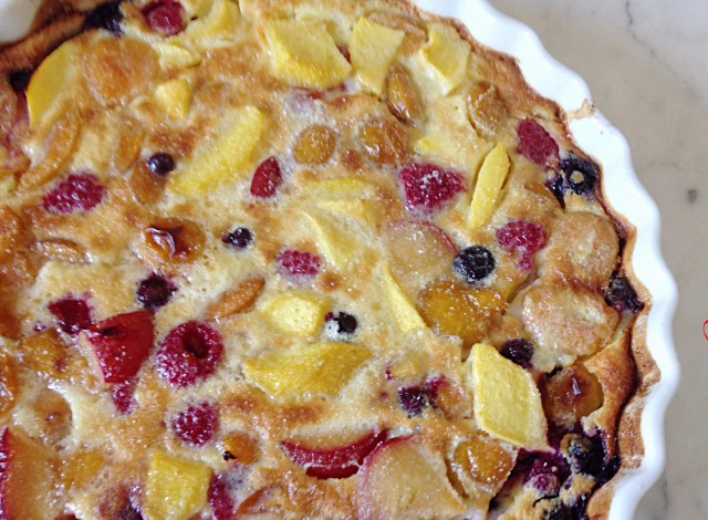 Clafoutis di frutta mista, una ricetta francese all'EXPO