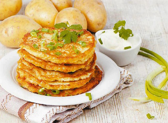 Dal Belarus il pancake i patate