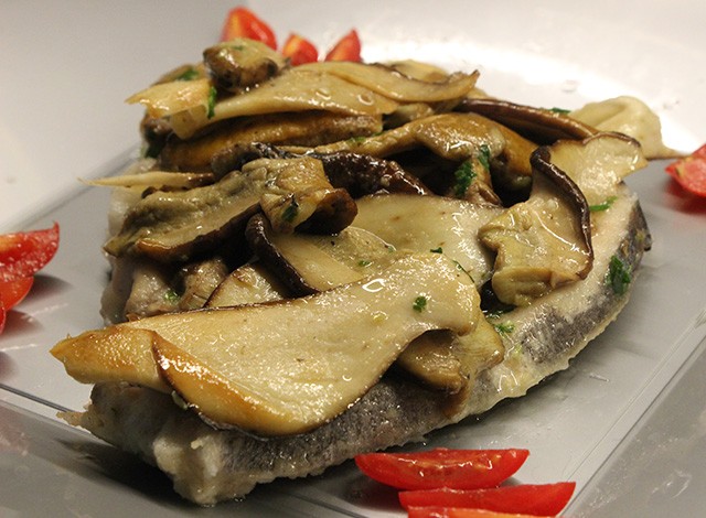 Scaloppina di pesce spada con porcini