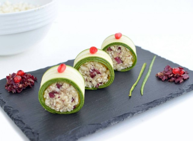 Sushi Cous Cous Raw emblema della cucina dell'Asia Orientale