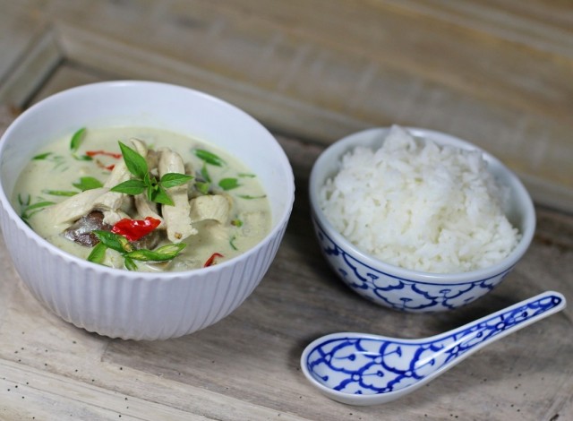 Curry verde di pollo dalla Thailandia