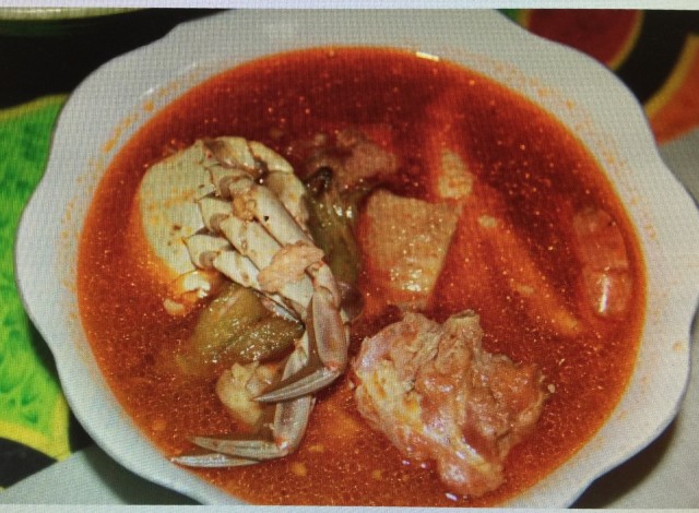 Zuppa di peperoni con il granchio, dalla Liberia ai nostri piatti