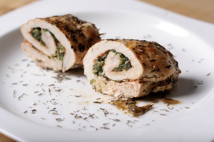 Involtini di petto di tacchino con ripieno goloso