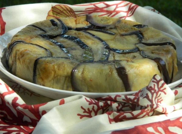 Timballo di pasta con le melanzane