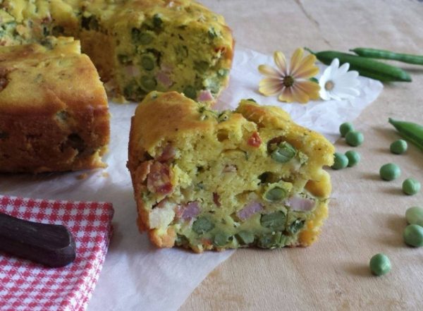 Si chiama ciambellone di primavera ma è salato