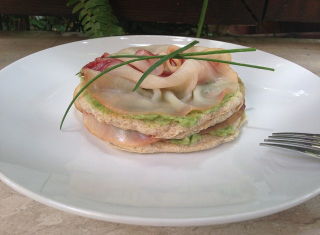 Pancakes pesce spada e avocado