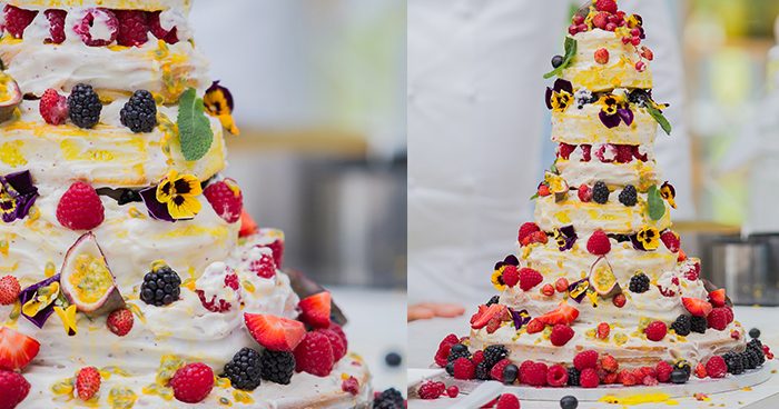 Per la prova Wow di Back Off Italia, richiesta una Naked cake da 50 cm