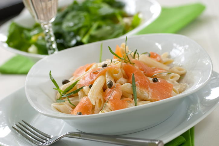 Pasta al salmone affumicato senza panna