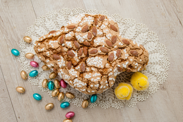 Colomba pasquale farcita al cioccolato