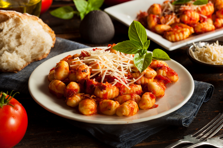 Gnocchi con farina di ceci senza patate