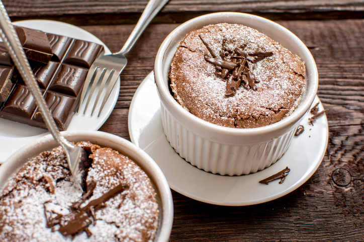 Ricetta del soufflè al cioccolato fondente