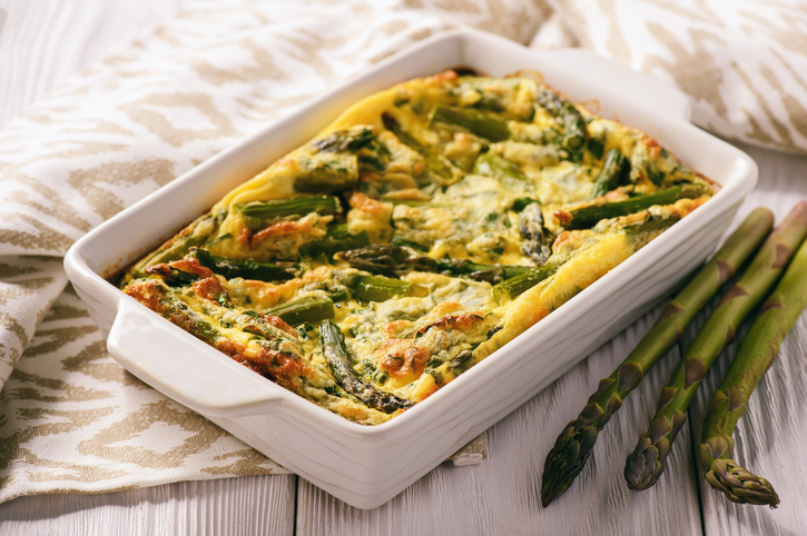 Frittata di asparagi al forno